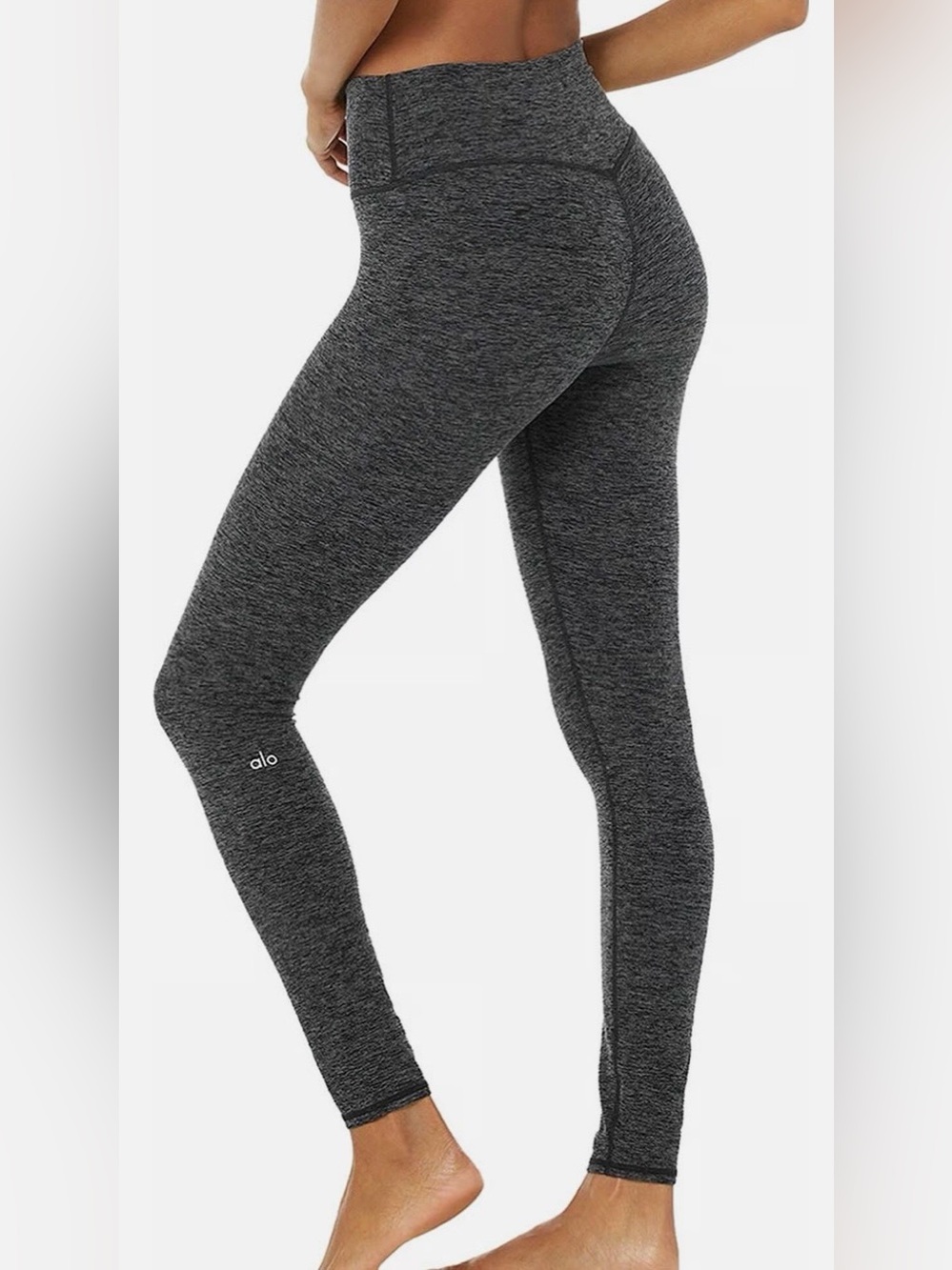 Alo Yoga High Waist Alosoft Highlight 7/8 Leggings XS Gray